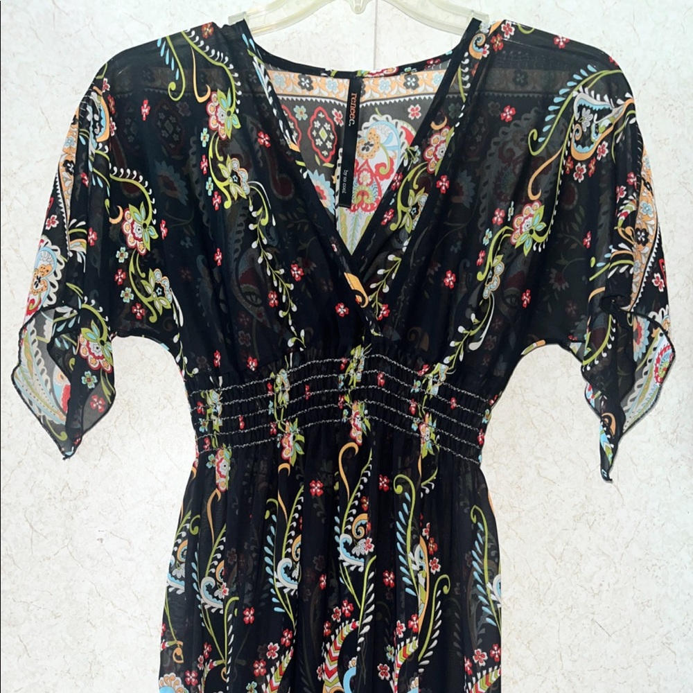 Sheer black dress by Renee C.